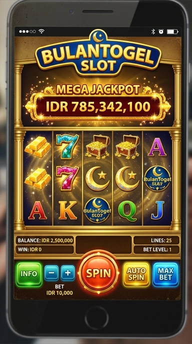 Layar utama bulantogel — antarmuka bersih setelah instalasi
